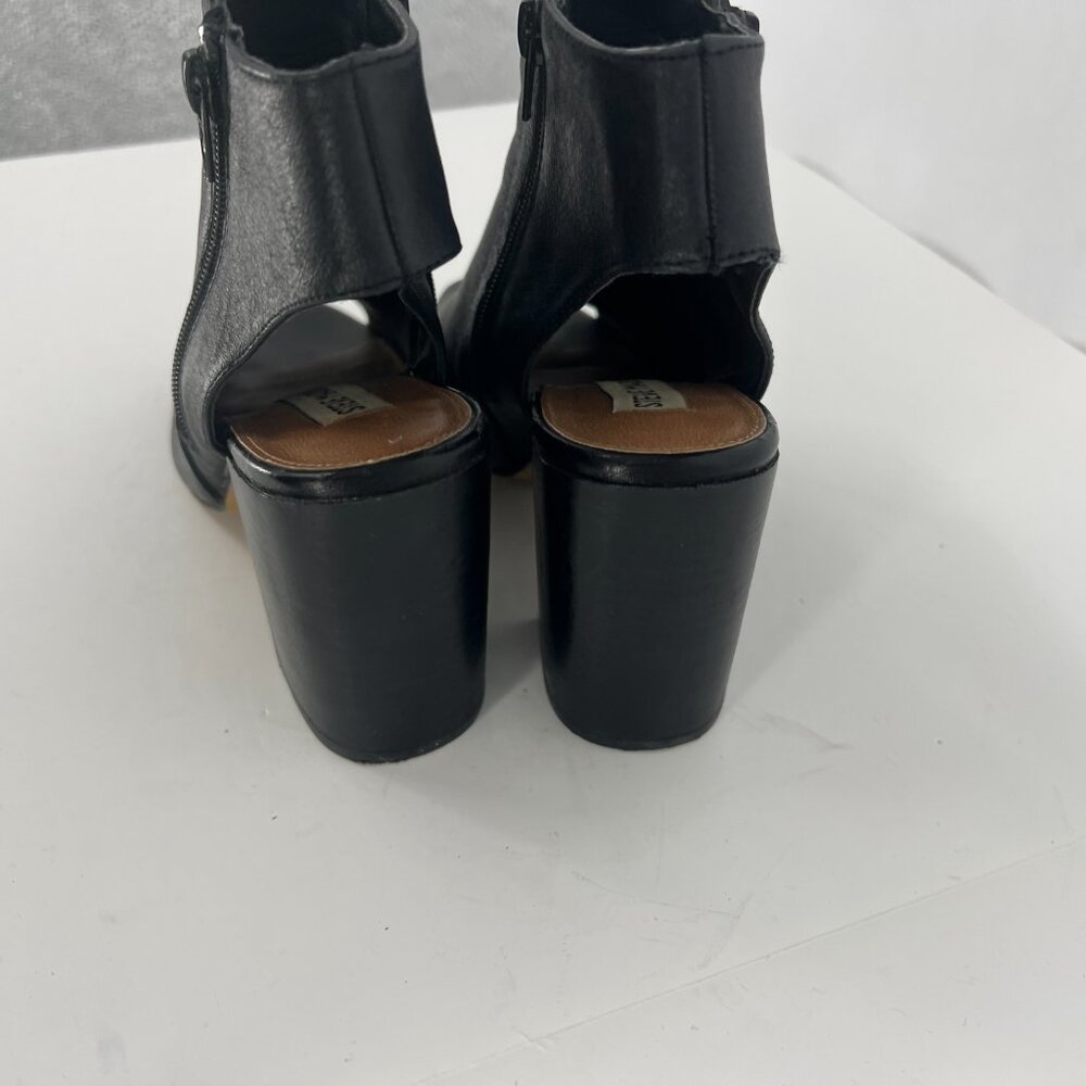 Steve Madden Maddison Open Toe Block Heel Bootie - Picture 8 of 14